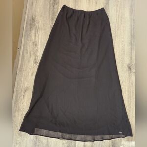 MSK Black long maxi skirt size 6